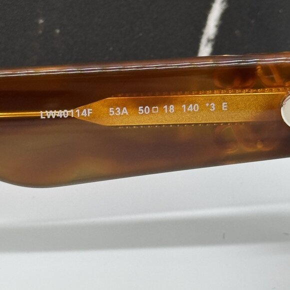 NEW LOEWE LW40114F 53A WOMEN SUNGLASSES HAVANA LOEWE EYEWEAR